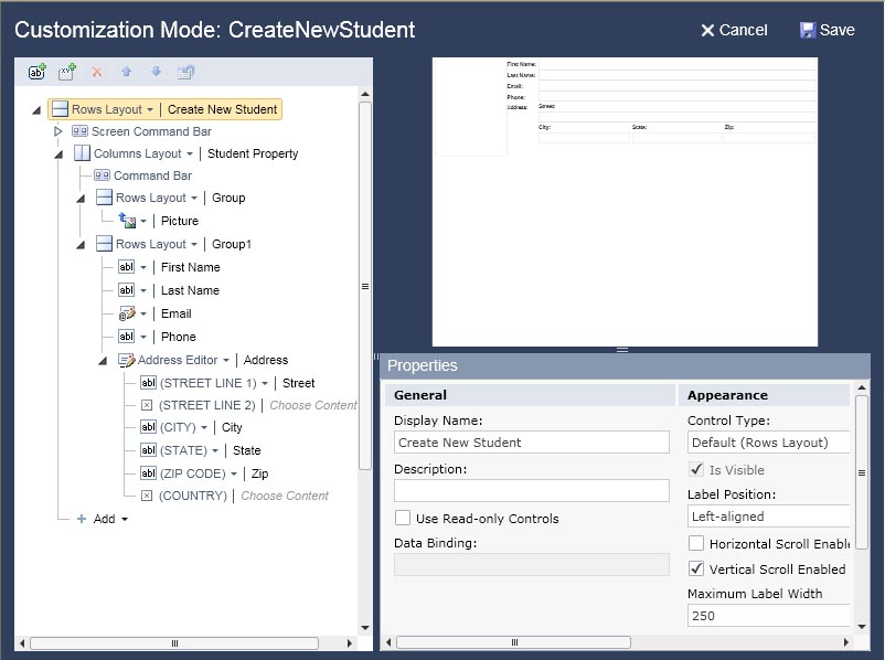Row layout. Как увеличить label в visual studio. label visual studio. create row layout. type mode custom board.