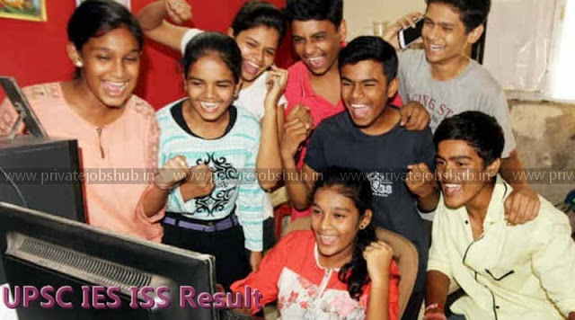 UPSC IES ISS Result UPSC IES ISS Result