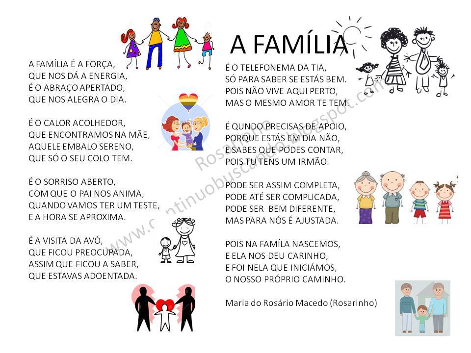 Continuo buscando... Dia da família, poesia Continuo buscando... Dia da família, poesia