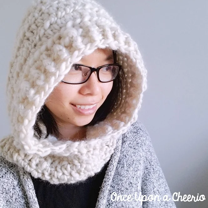 Through Thick and Thin Hooded Scarf FREE Crochet Pattern