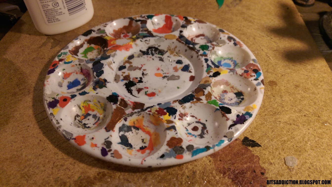 Bits Addiction Hobby Tip Cleaning your paint palette