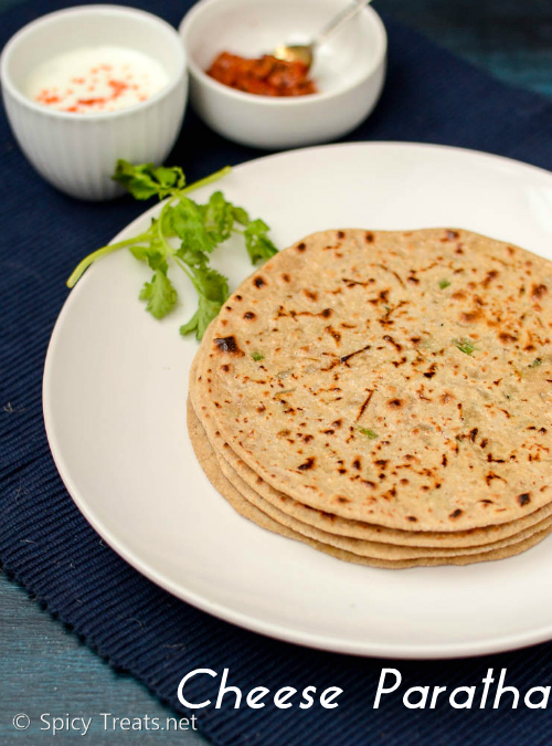 Spicy Treats Cheese Paratha Recipe Cheese Stuffed Paratha Recipe
