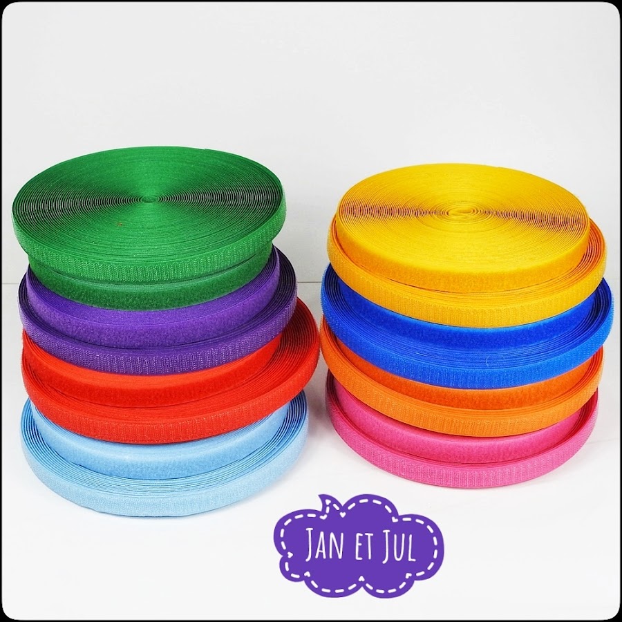 Velcro de colores para coser