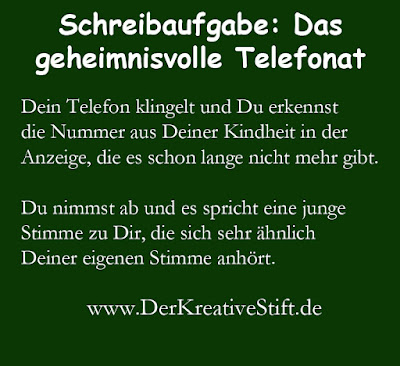 Schreibaufgabe: Das geheimnisvolle Telefonat