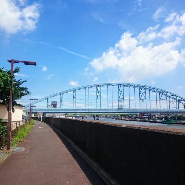 旧江戸川　東西線橋梁