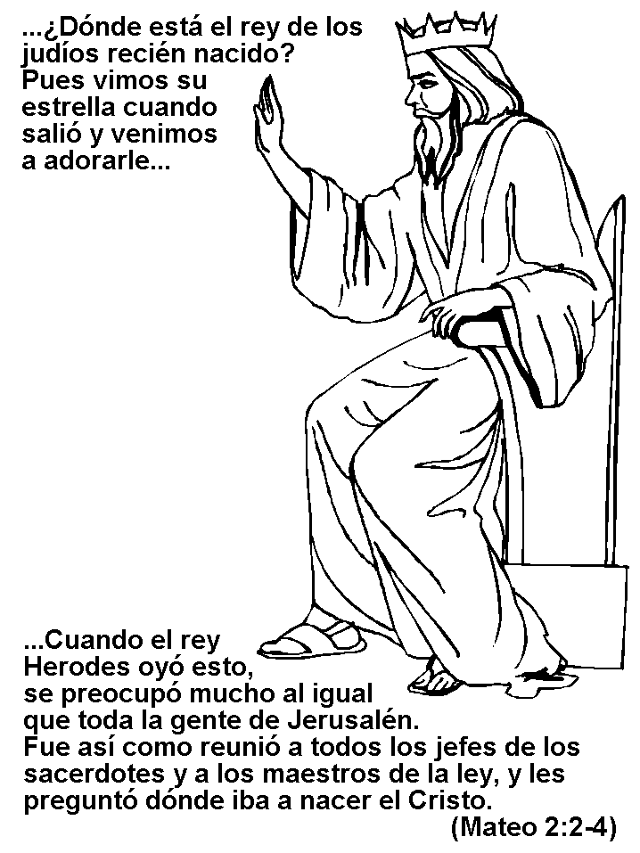 Dibujos de Navidad para colorear ~ Dibujos Cristianos Para Colorear