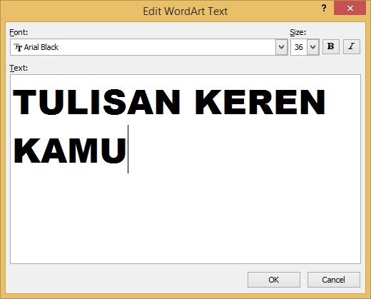 cara membuat wordart tulisan keren di microsoft word 2 cara membuat wordart tulisan keren di microsoft word 2
