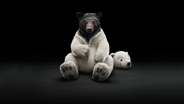 HD Bearception Black Wallpaper Free
