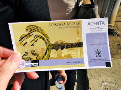 Hagia Sophia Museum Entry Ticket Istanbul Turkey