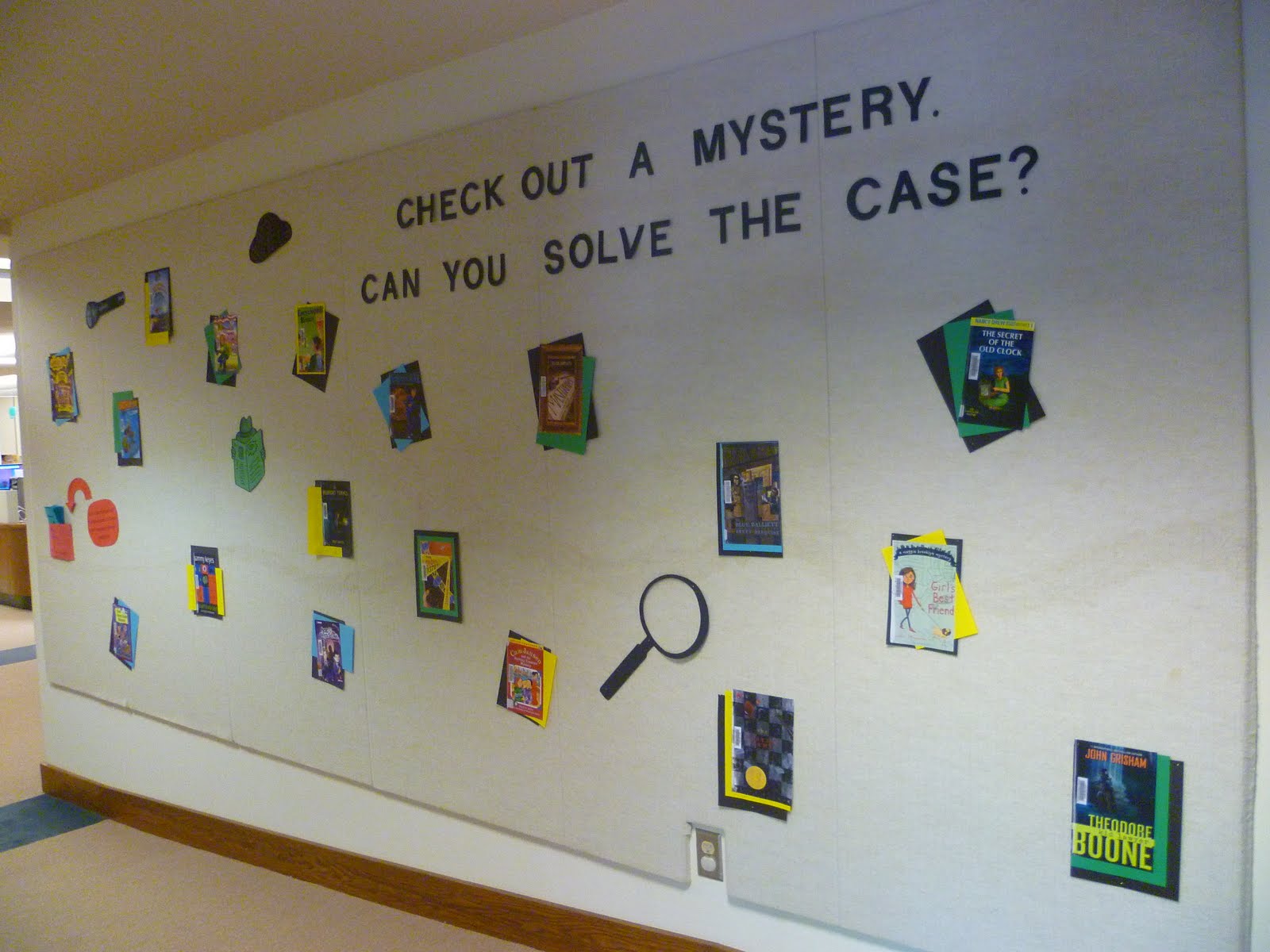 Kids' Bibliotheque Mystery Bulletin Board
