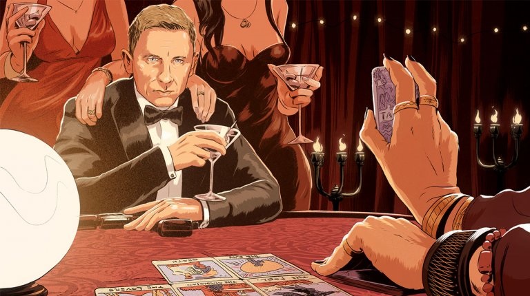 James Bond illustration