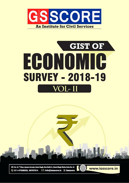 GS Score Economic Survey 2018-2019 Part 2