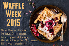 #WaffleWeek2015 hosted  by Kim @ Feed Me, Seymour: unique waffle recipes by 27 bloggers | www.BakingInATornado.com