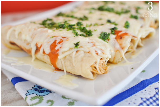 receita enchilada frango