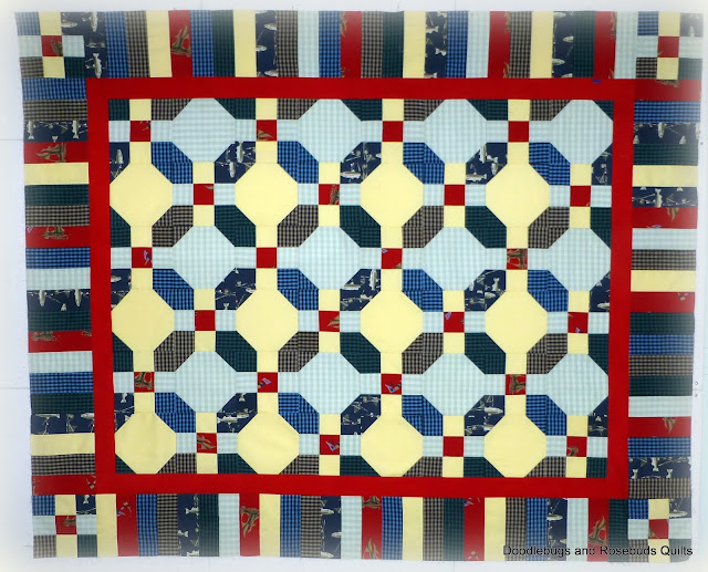 Doodlebugs and Rosebuds Quilts Finished Quilt Top