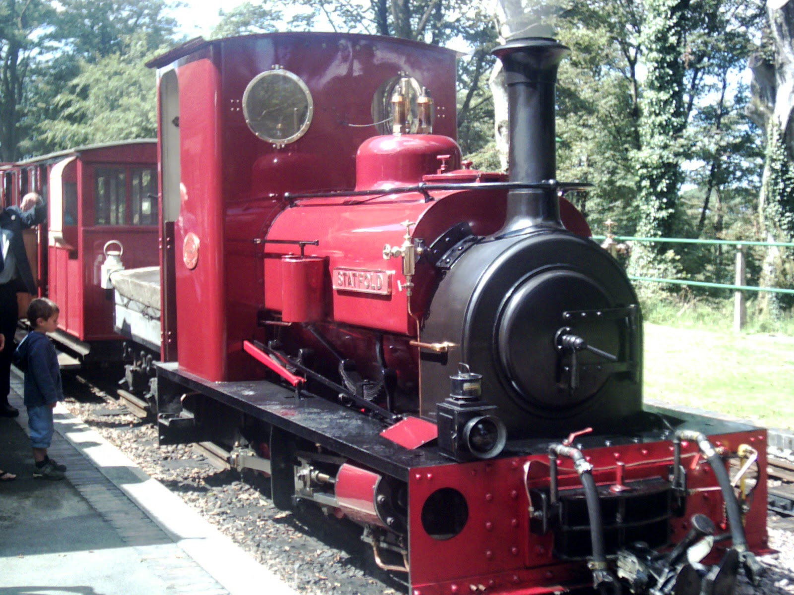 Steam Memories: Somemore of the Narrow Gauge engine Stafold at Woody