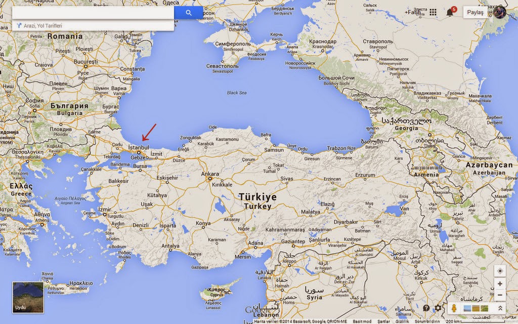 Dunya Haritasi Turkiye