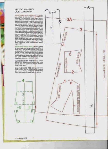 patrones para hacer vestidos de | Revistas de manualidades