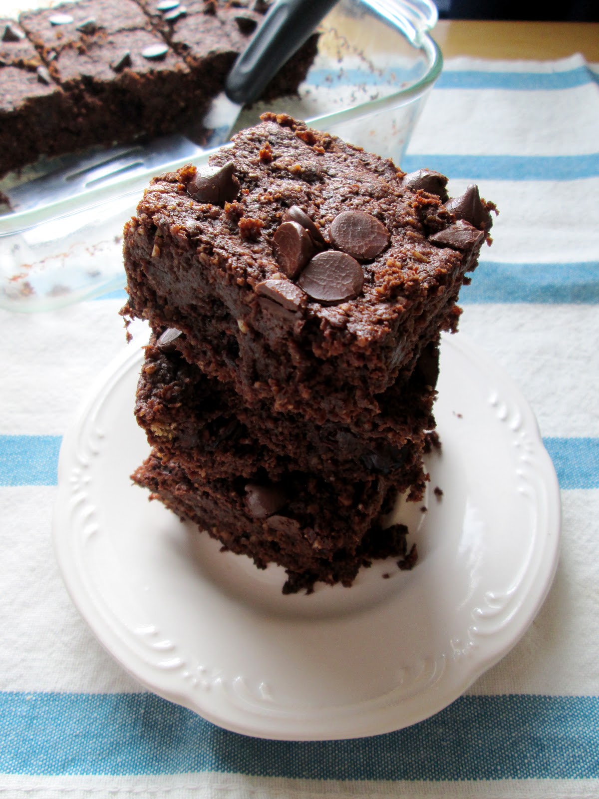 Cherry Chocolate Oat Brownies A.K.A Healthnut Brownies