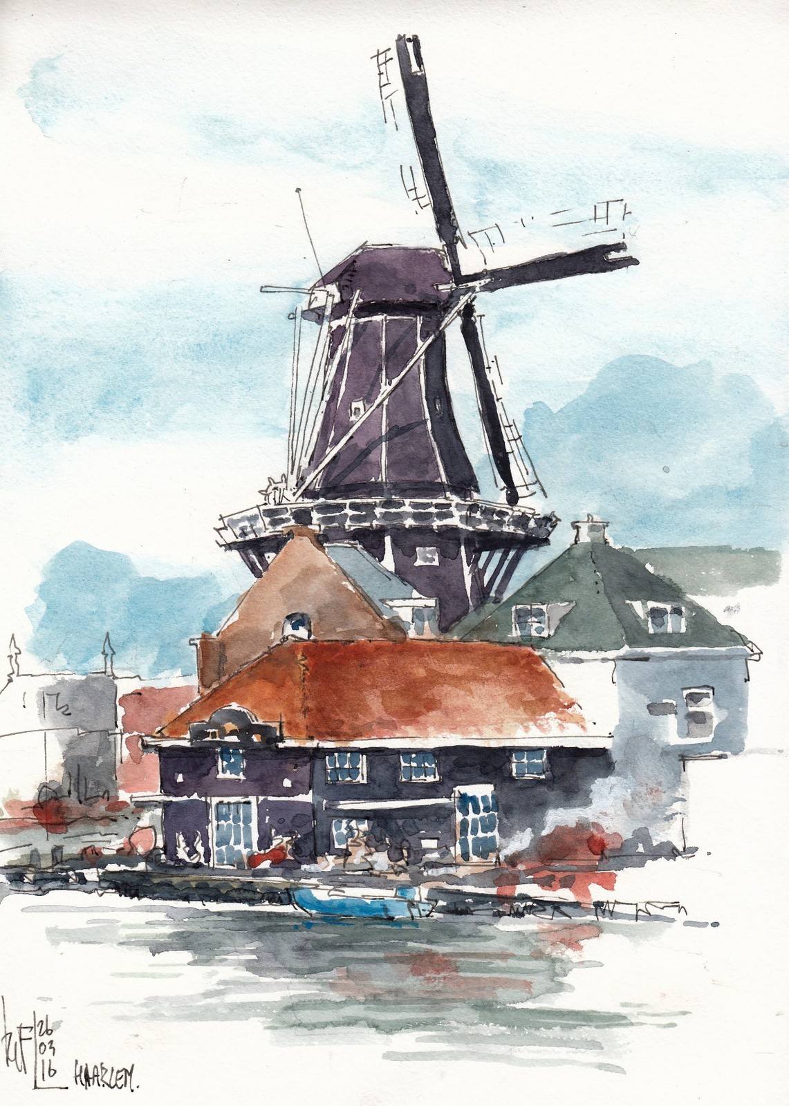 Dutch Windmill  ClipArt ETC