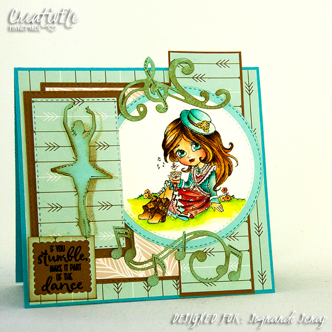 ANYTHING GOES with maridigi for 53° challenge di Sognando scrap IF YOU stumble, MAKE IT PART OF THE dance
