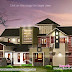 Night view rendering of modern home