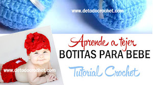 Cómo tejer Botitas Crochet para Bebé / Tutorial en Español