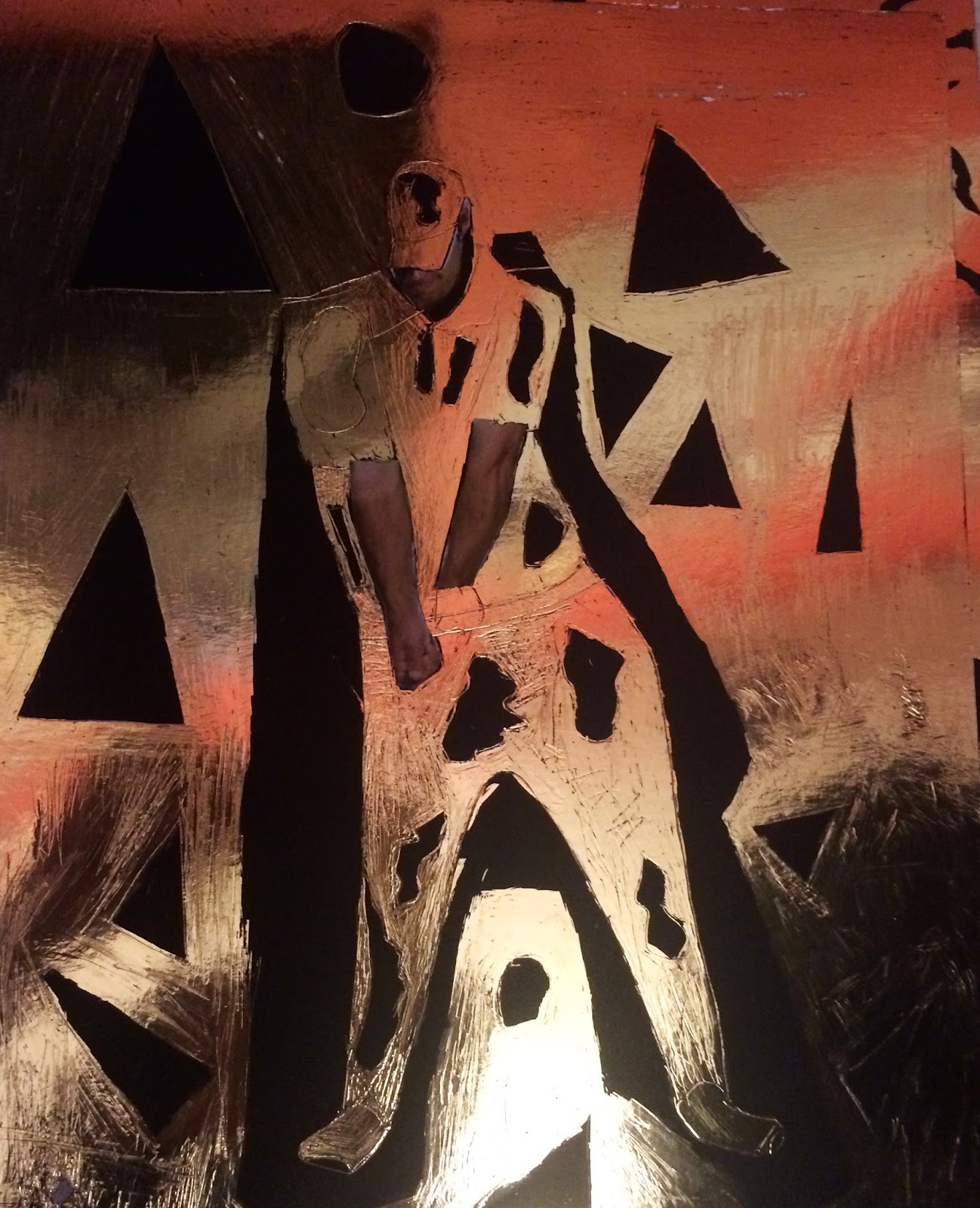 The Colorful Art Teacher Art Nouveau Gold Scratch Art