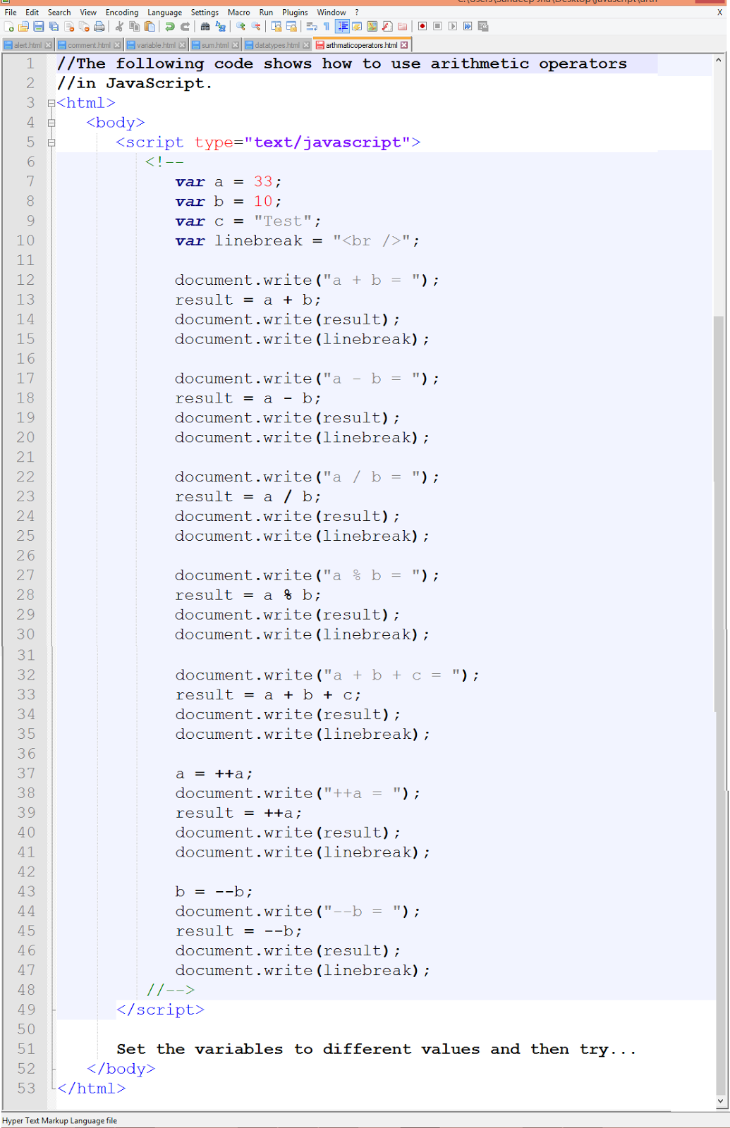 JavaScript Tutorial ~ Basic Knowledge of computer and its Application