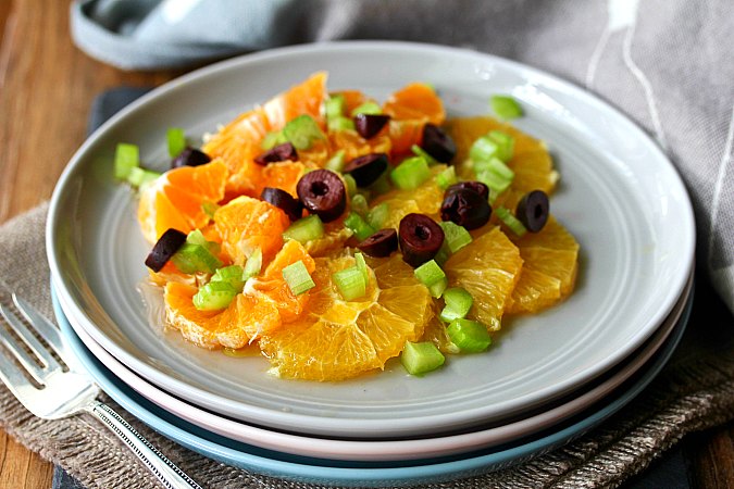Citrus and Celery Salad with Kalamata Olives