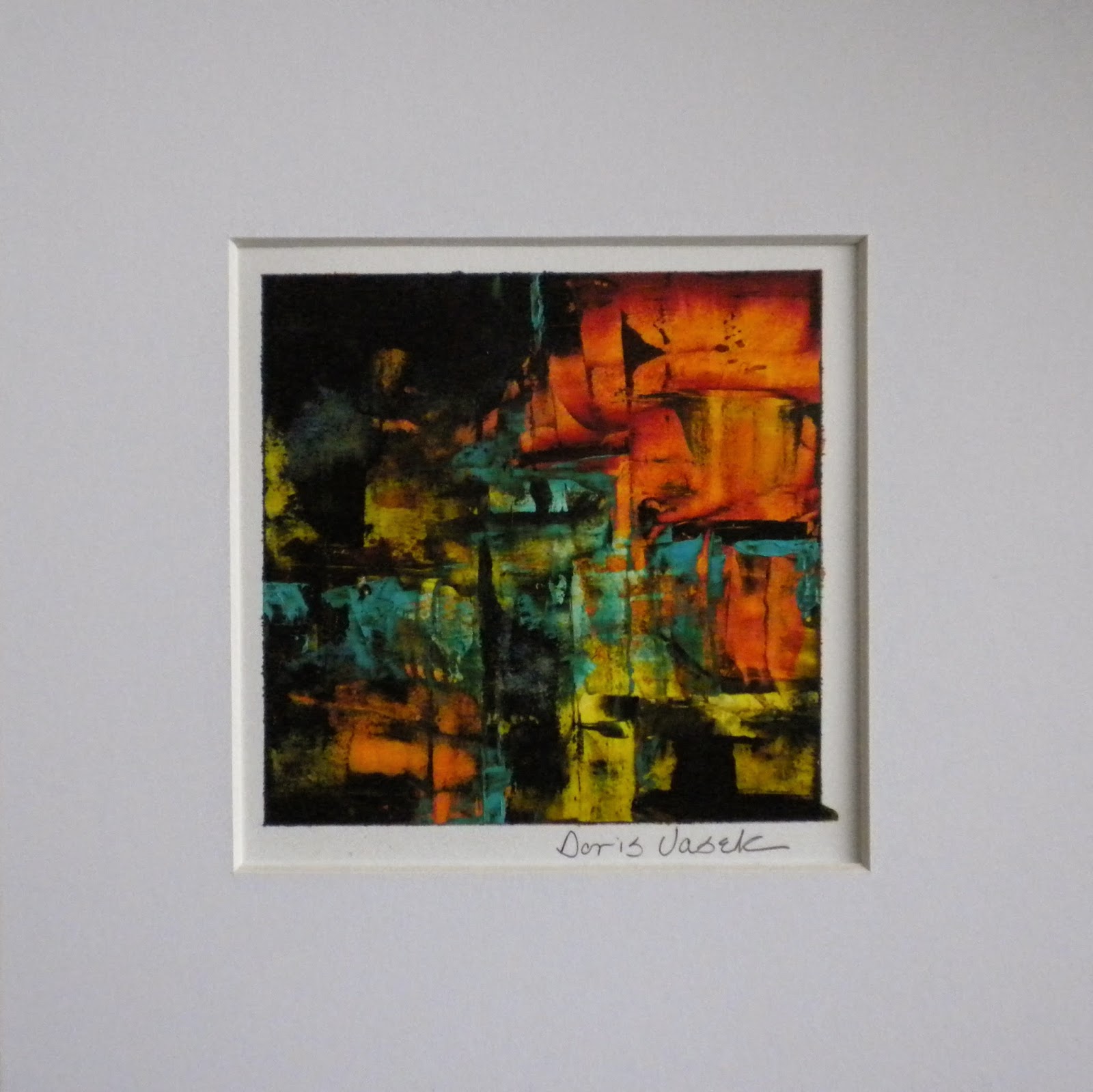 Doris Vasek Art Matted Paintings