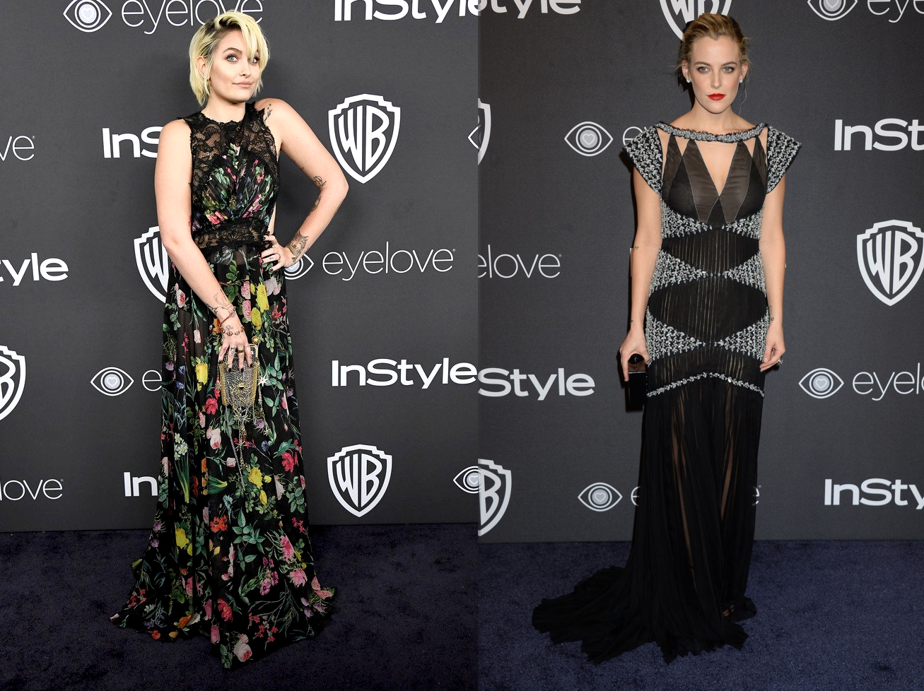 Michael e Lisa Marie - Um Verdadeiro Amor: Paris Jackson e Riley Keough no  Golden Globe 2017