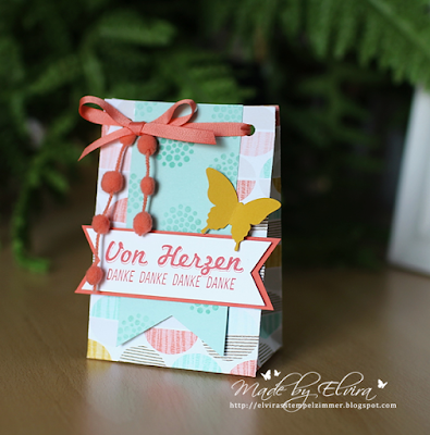 Geschenktüte mit dem Gift Bag Punchboard von Stampin Up