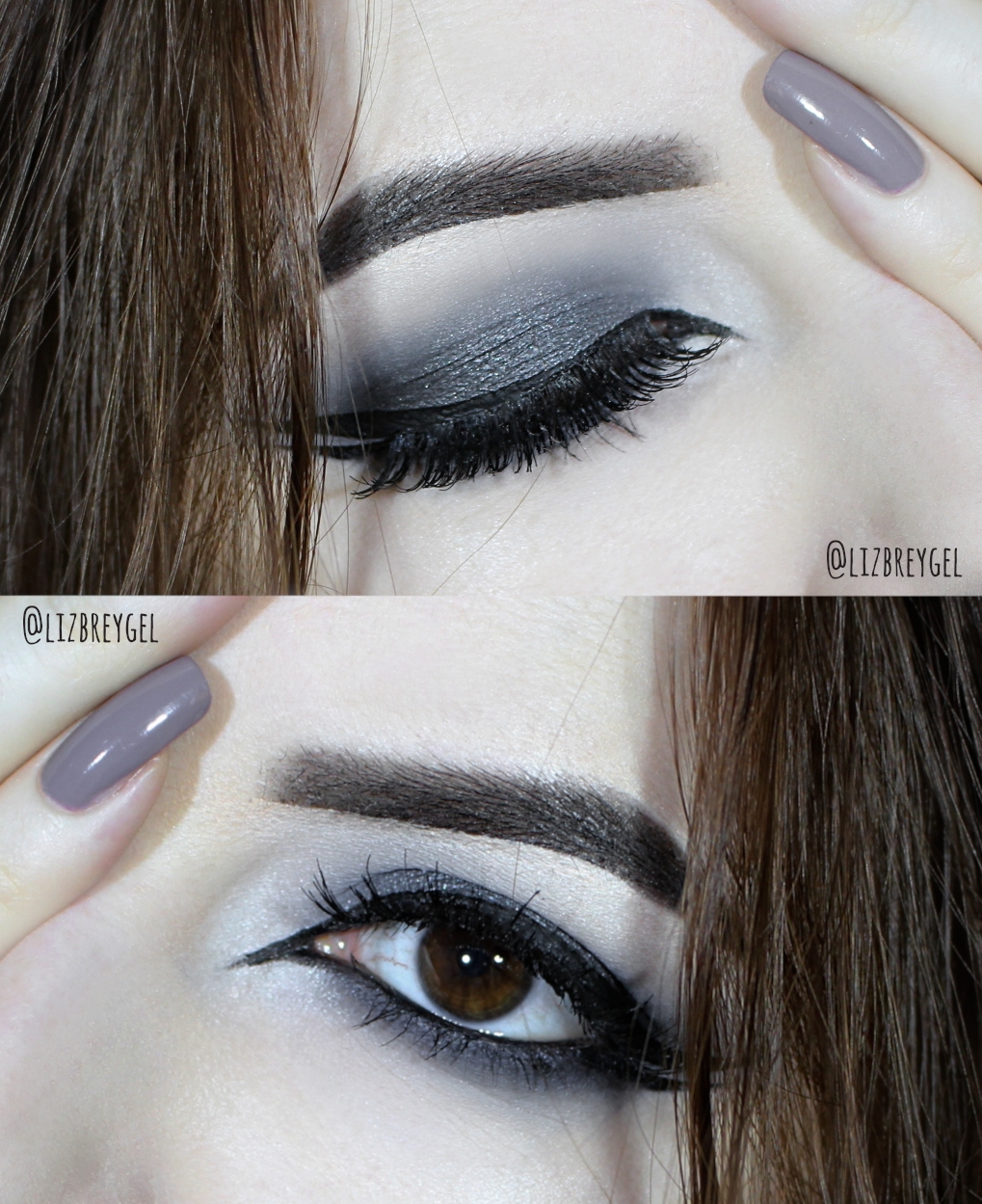 Captivating Goth Smoky Eye with Double Eyeliner | Step-by-Step Makeup ...