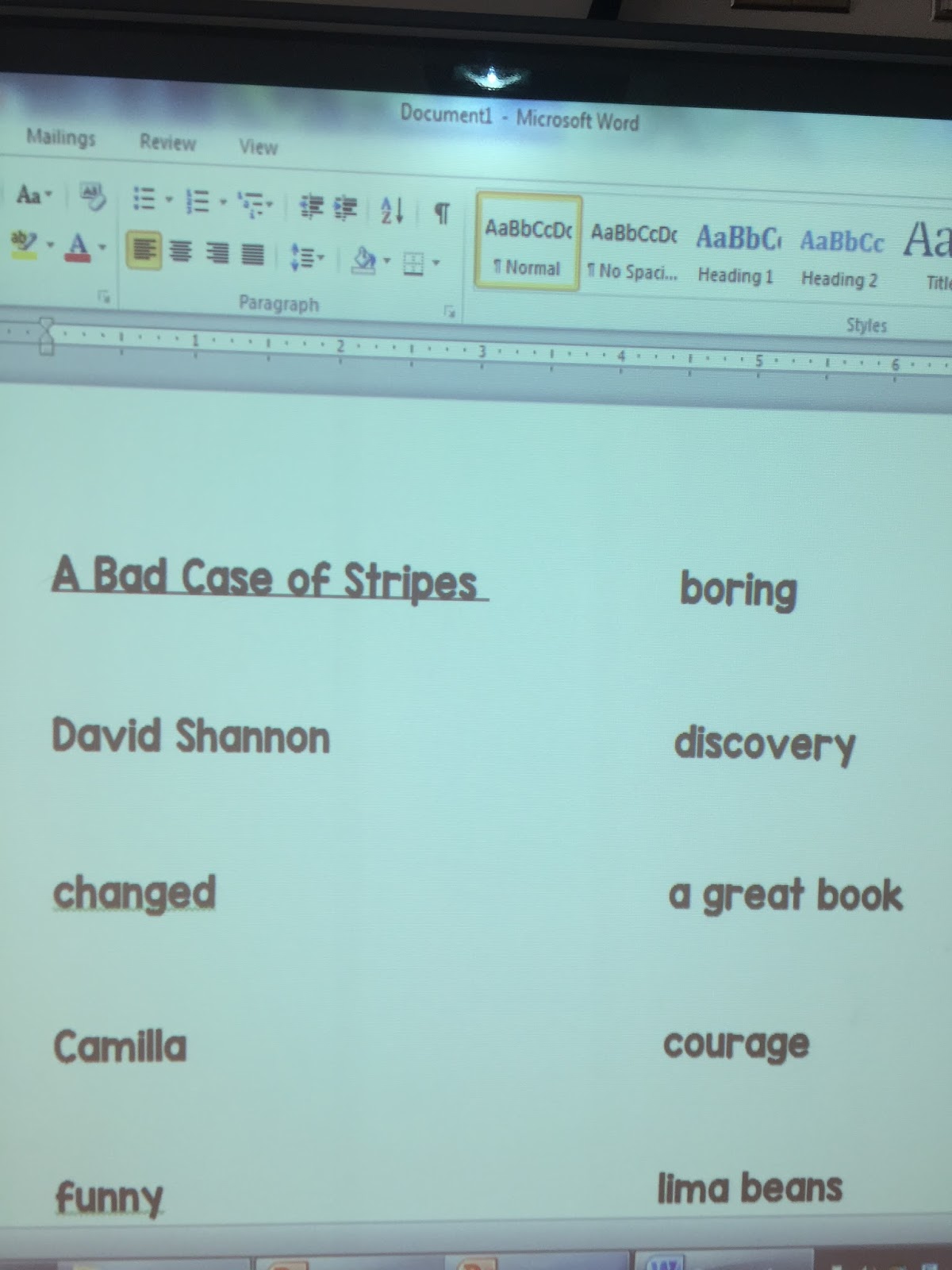 A First for Everything : How to Use Word Banks During Writer's Workshop