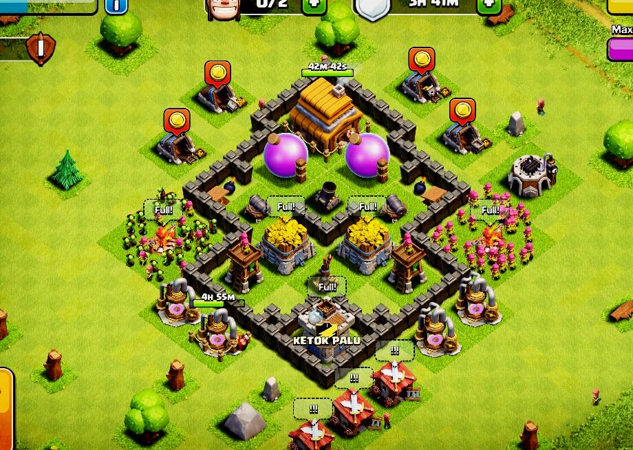 Base th4 - 🧡 Copy Base Town Hall 4 Th4 Best Base v4 With Link 8-2...