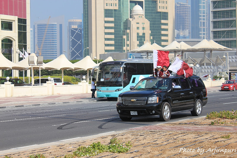 Arjunpuri in qatar my first national day in qatar