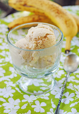 Roasted Banana Ice Cream