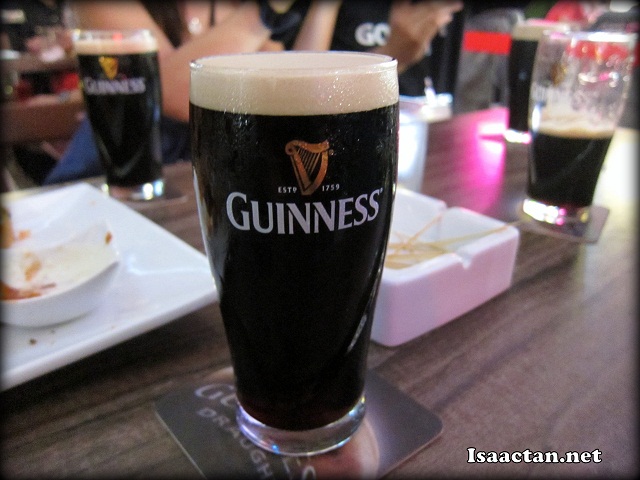It was a night of endless Guinness