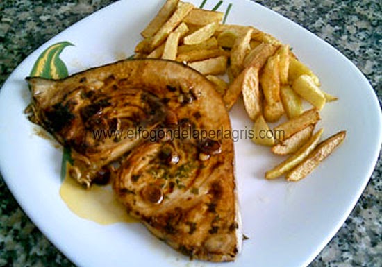 Pez espada a la plancha Pez espada a la plancha