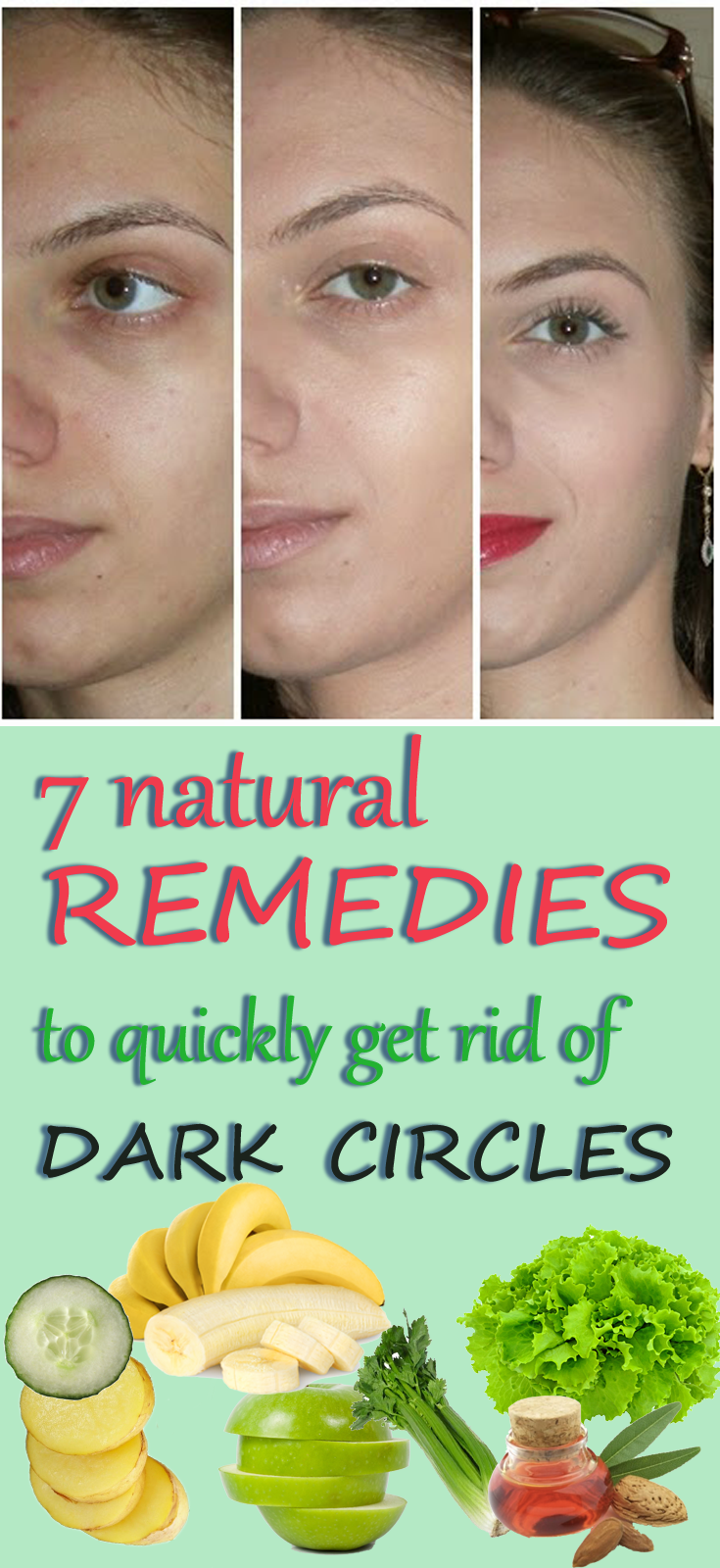 7 Natural Remedies to Quickly get rid of Dark Circles Effective