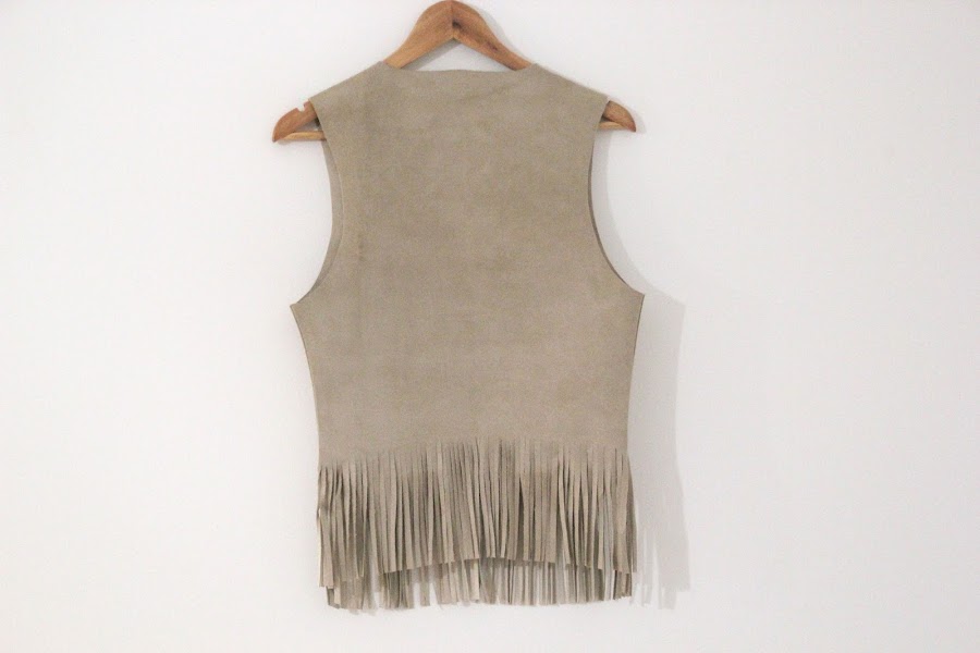DIY Tutorial y patrones chaleco con flecos boho