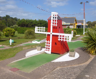 Arnold Palmer Crazy Golf course in Exmouth, Devon