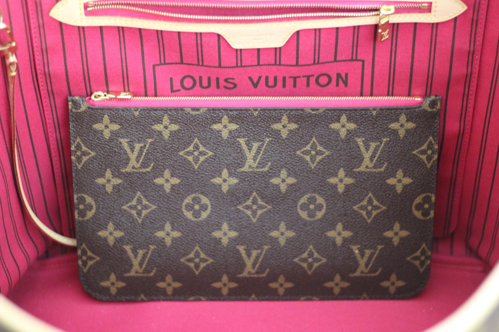 Neverfull gm pink interior sale