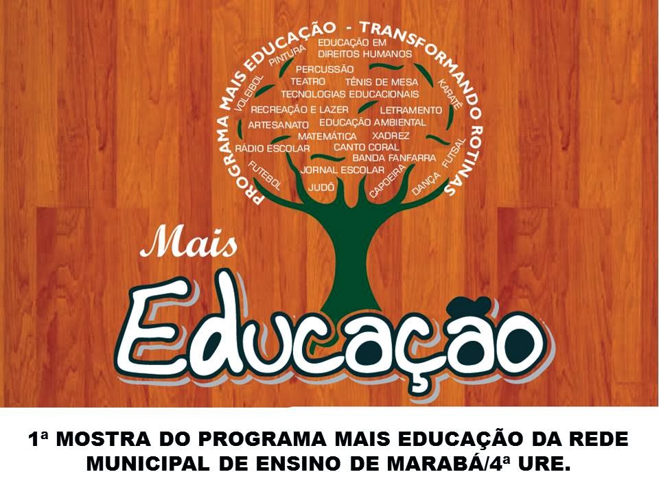 FUNDESCOLA MARABÁ: 1ª MOSTRA DO PROGRAMA MAIS EDUCAÇÃO