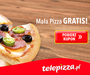 Mała pizza gratis w Telepizza Promocje i wyprzedaże