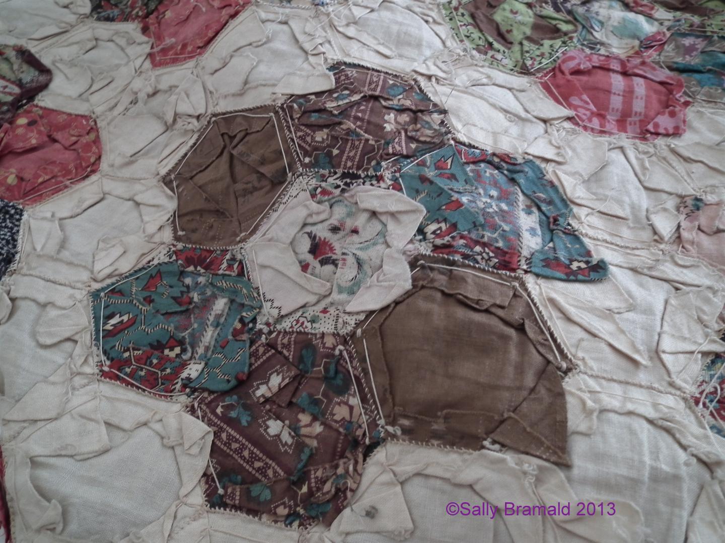 Feather On A Wire One of my old quilts (very photo heavy), Sarah Fox dated 1826