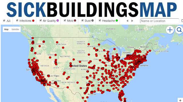 sick buildings map