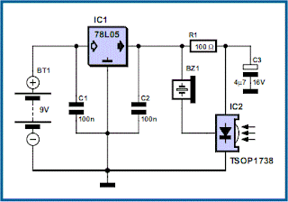  Infrared Remote Tester Circuit Diagram
