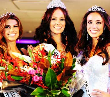 Amber Greasley - Miss World Australia 2011